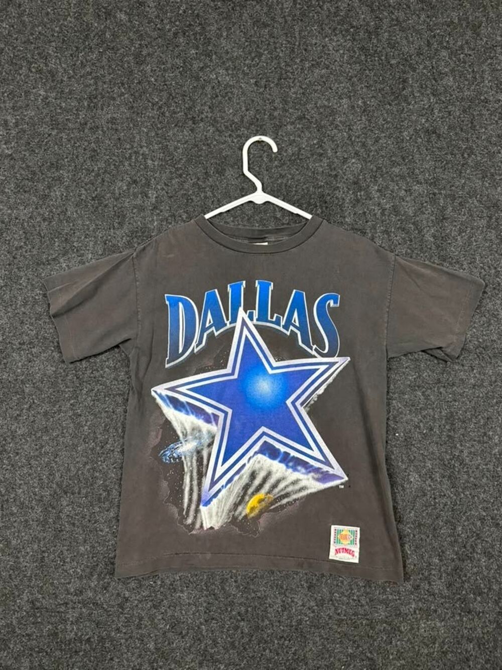 Vintage 90s Nutmeg Dallas Cowboys Double Sided T-Shirt Men's M Made USA